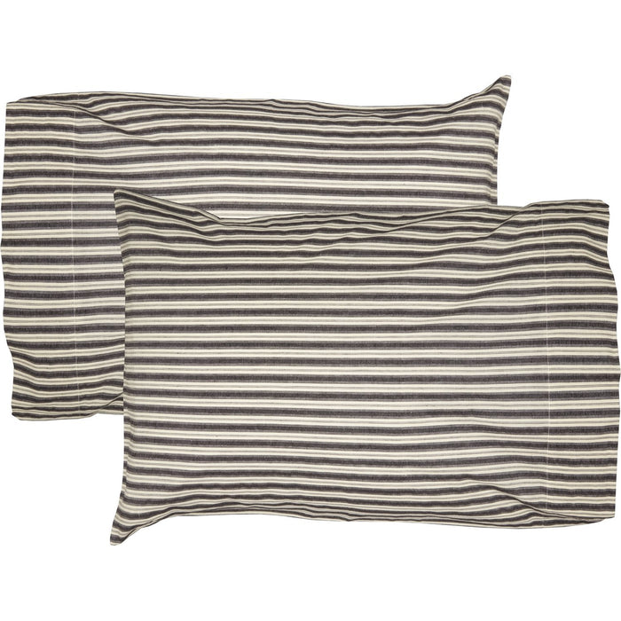 Ashmont Ticking Stripe Standard Pillow Case - Set of 2 - Primitive Star Quilt Shop