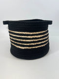 Sullivans Basket Black/Tan Large 9”D x 7.5”H - Merchandise