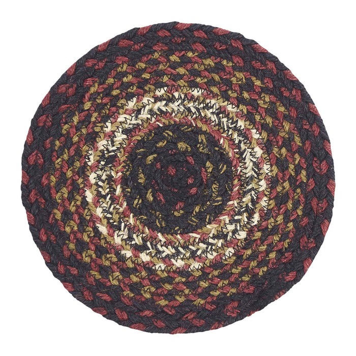 Beckham Braided Trivet 8" - Primitive Star Quilt Shop
