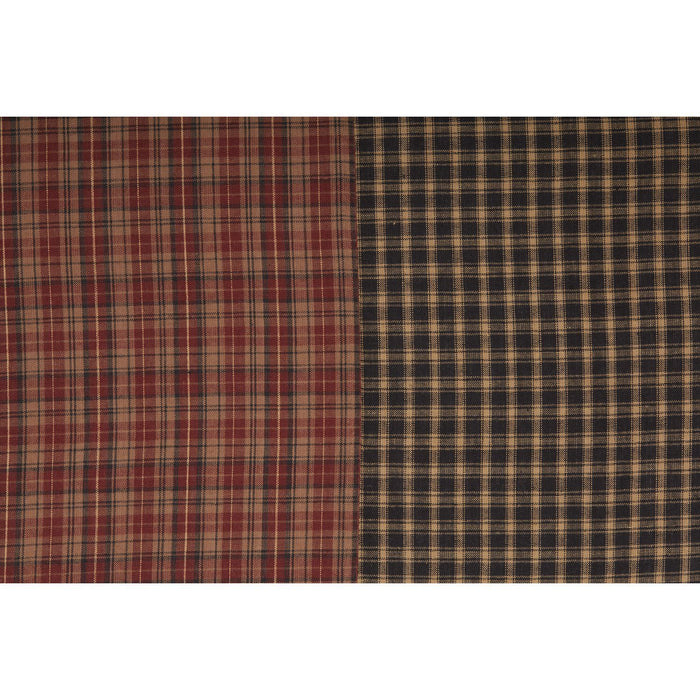 Beckham Patchwork Lined Valance 60" - Primitive Star Quilt Shop