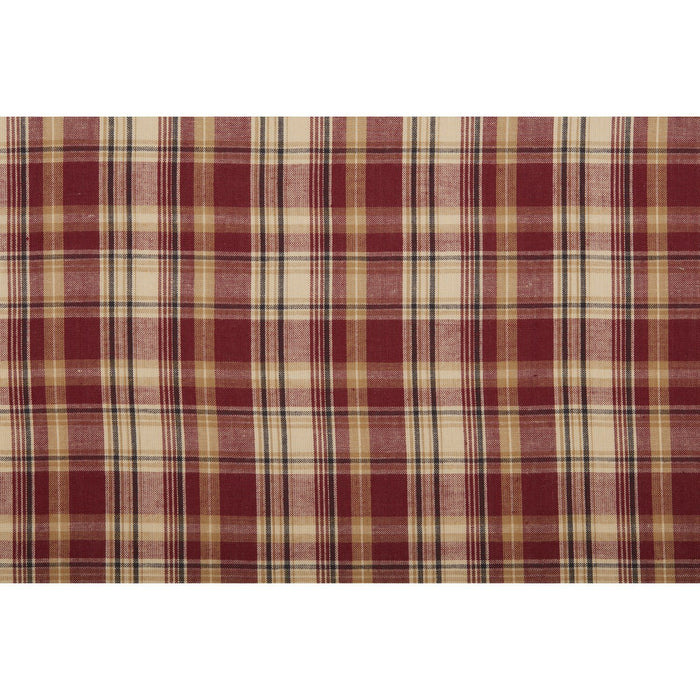 Beckham Plaid Lined Valance 60" - Primitive Star Quilt Shop
