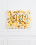 paris312-chicago-bee-theme-balloon-one-yellow-gold-foil-backdrop-board-party
