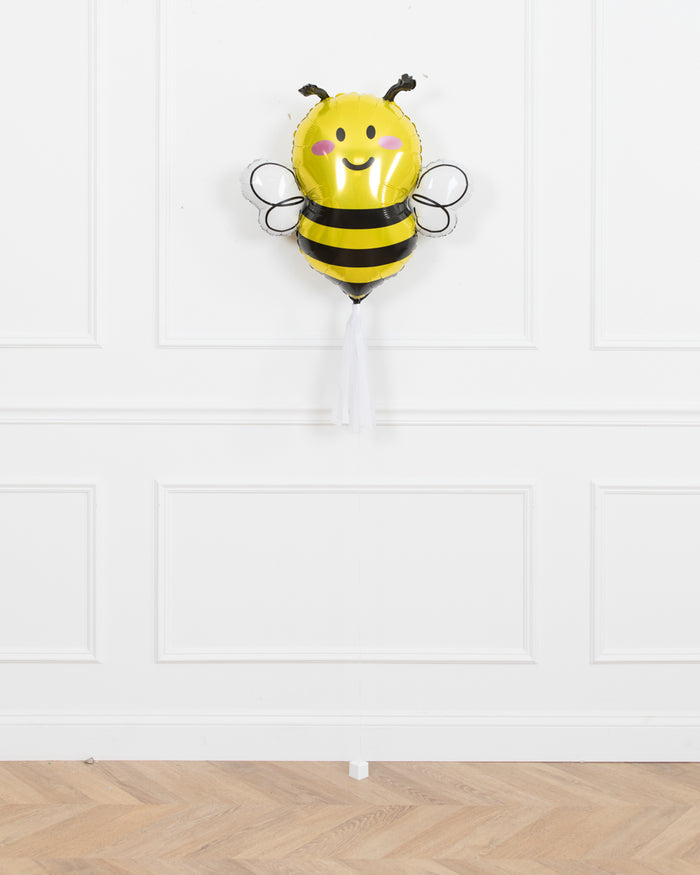 Bee Theme - Smiling Bee Foil Balloon
