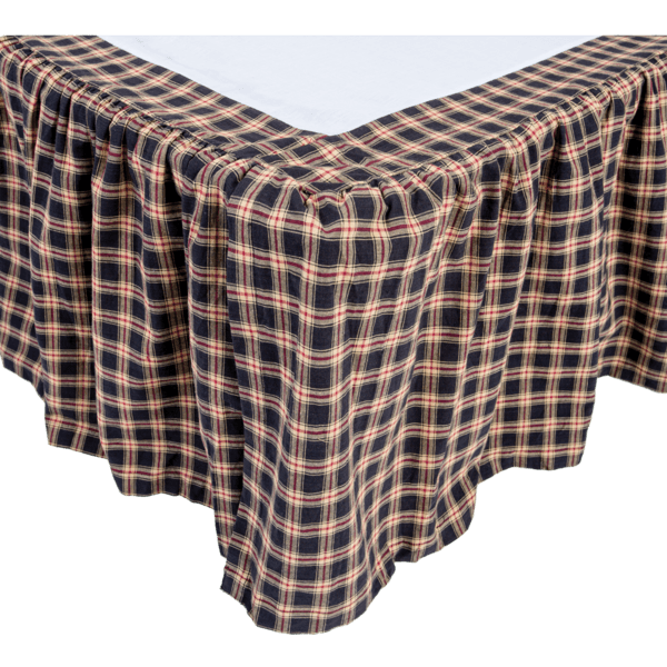 Bingham Star Bed Skirt - Primitive Star Quilt Shop