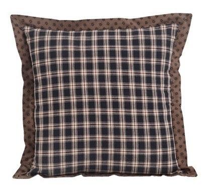 Bingham Star Fabric Pillow 16" Filled - Primitive Star Quilt Shop