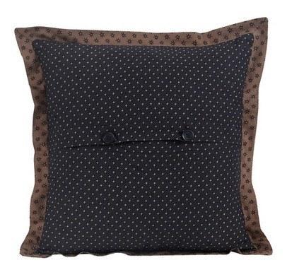 Bingham Star Fabric Pillow 16" Filled - Primitive Star Quilt Shop