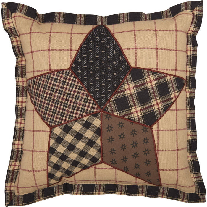 Bingham Star Patch Pillow 10" - Primitive Star Quilt Shop