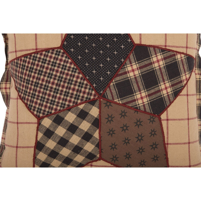 Bingham Star Patch Pillow 10" - Primitive Star Quilt Shop