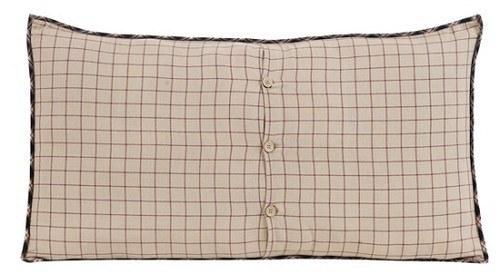 Bingham Star Quilted King Sham  21x37" - Primitive Star Quilt Shop