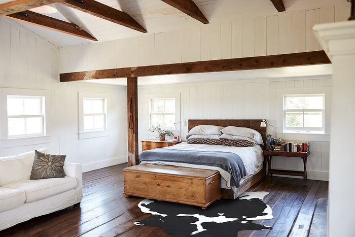 Black and White Cowhide Rug #B8574