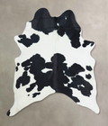 Black and White Cowhide Rug #B8572