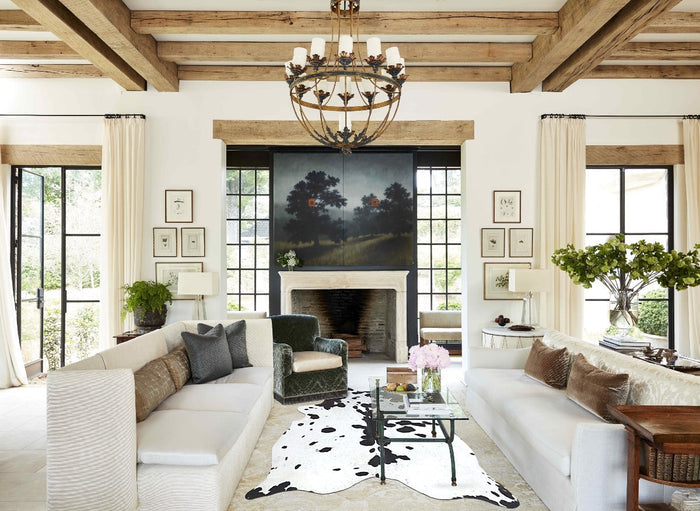 Black and White Cowhide Rug #B9600