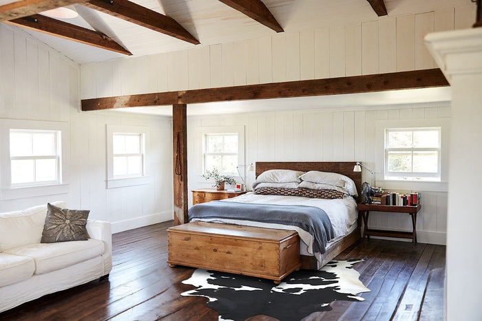 Black and White Cowhide Rug #B8581