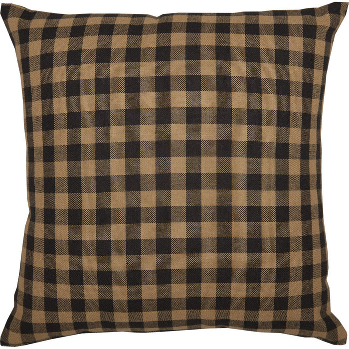 Black Check Prim Blessings Pillow 12" - Primitive Star Quilt Shop