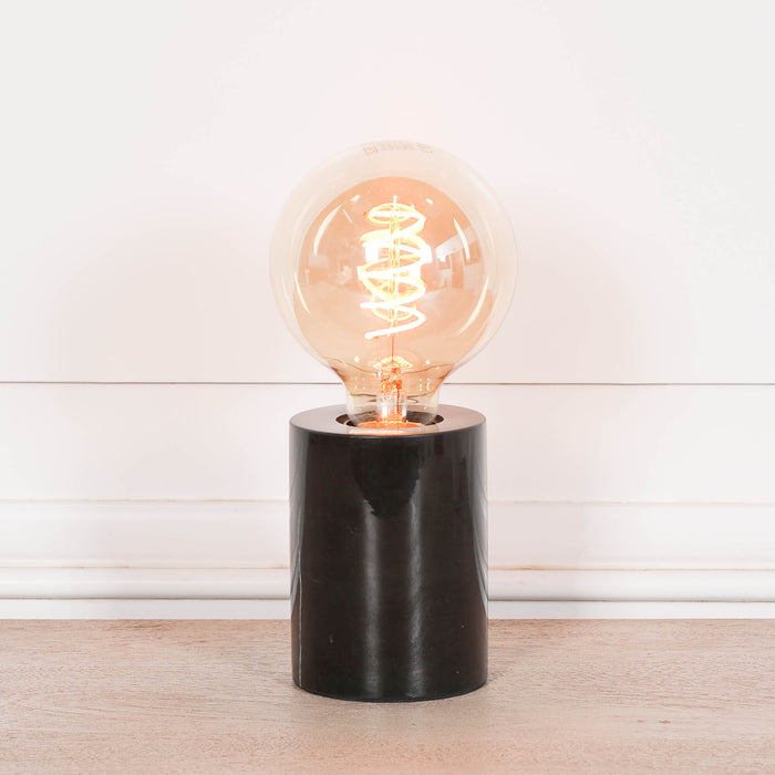 Black Marble Table Lamp (Bulb Not Included) - Modern Home Interiors