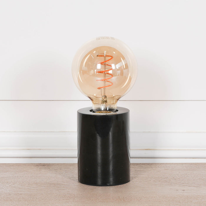 Black Marble Table Lamp (Bulb Not Included) - Modern Home Interiors