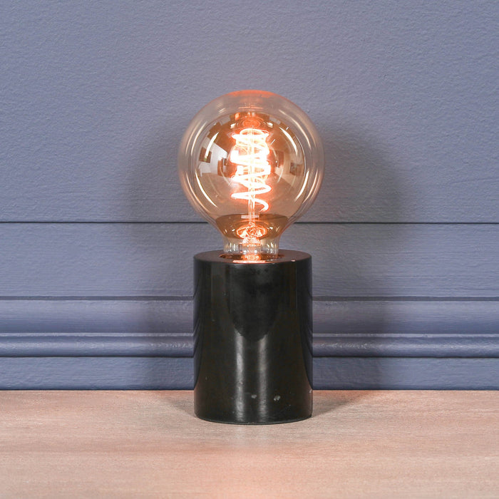 Black Marble Table Lamp (Bulb Not Included) - Modern Home Interiors