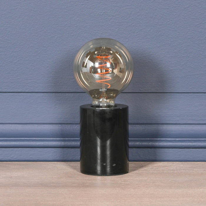 Black Marble Table Lamp (Bulb Not Included) - Modern Home Interiors