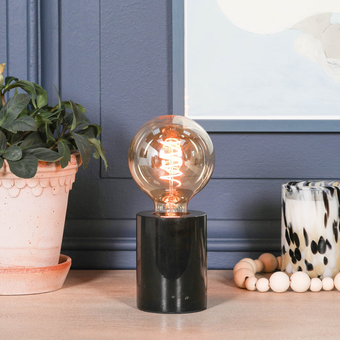Black Marble Table Lamp (Bulb Not Included) - Modern Home Interiors