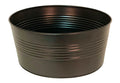 SNK Black Metal Dish Garden Container 8.5" x 4" - Planters Merchandise