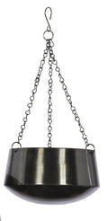 Deco Marché Black Metal Hanging Planter Small 5" - Planters Merchandise