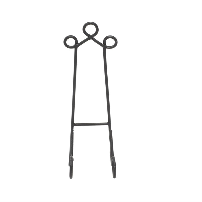 Deco Marché Black Metal Scroll Easel 6" x 10" x 20" - Easels Merchandise
