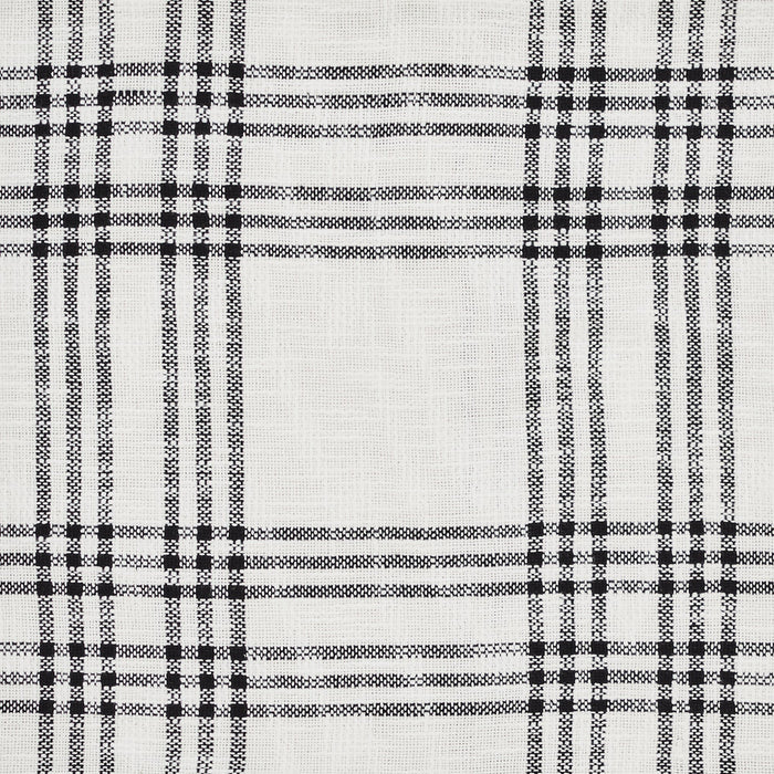 Black Plaid Lined Valance 60" - Primitive Star Quilt Shop