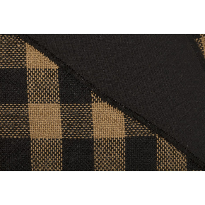 Black Star Chair Pad 14" - Primitive Star Quilt Shop
