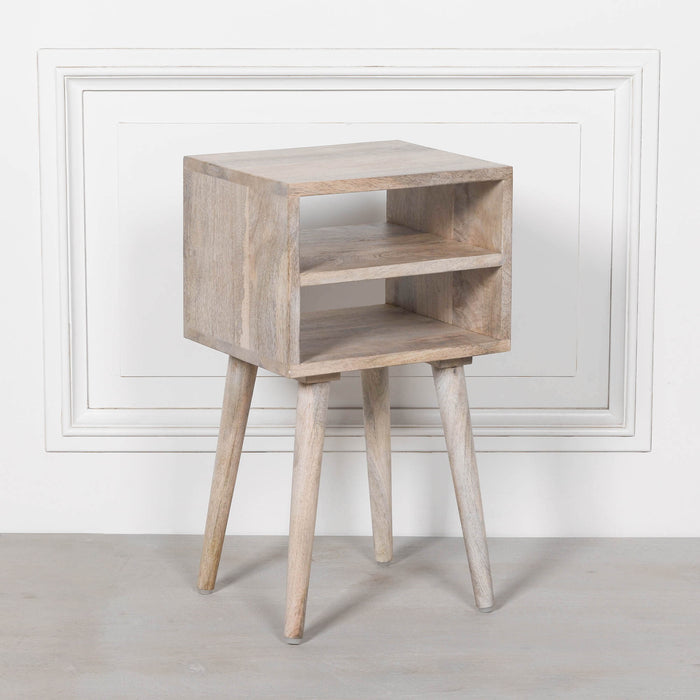 Blanchie Wooden Modern Bedside Table - Modern Home Interiors