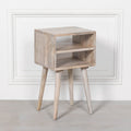 Blanchie Wooden Modern Bedside Table - Modern Home Interiors