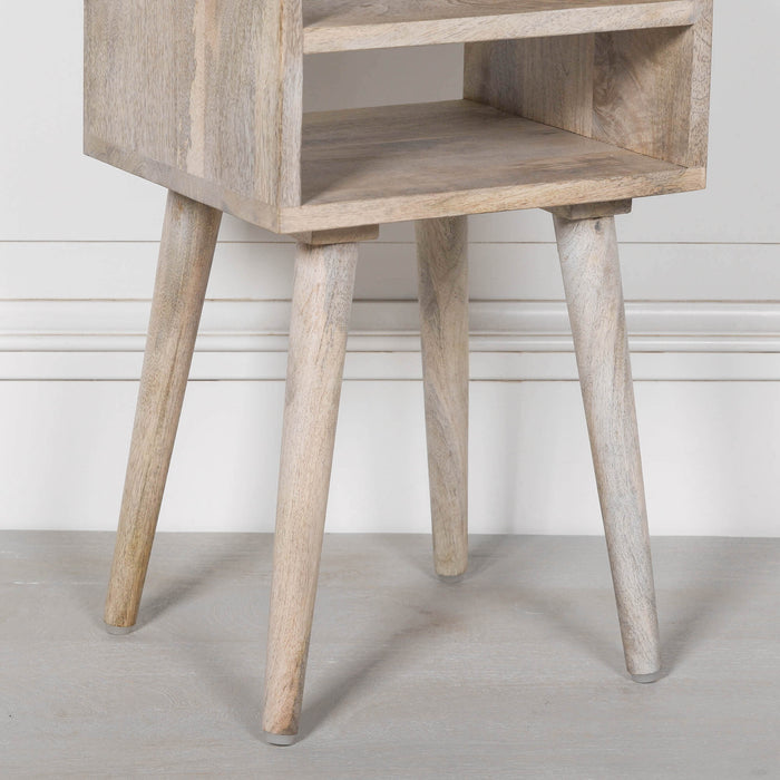 Blanchie Wooden Modern Bedside Table - Modern Home Interiors