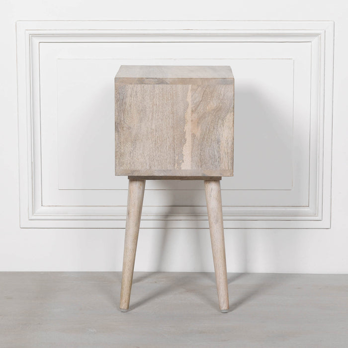 Blanchie Wooden Modern Bedside Table - Modern Home Interiors