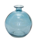 Melrose Blue Glass Vase 5.5"H - Vases Merchandise