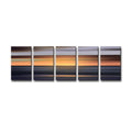 Blur Stripes No. 11' 5 Piece Wrapped Canvas Wall Art Set