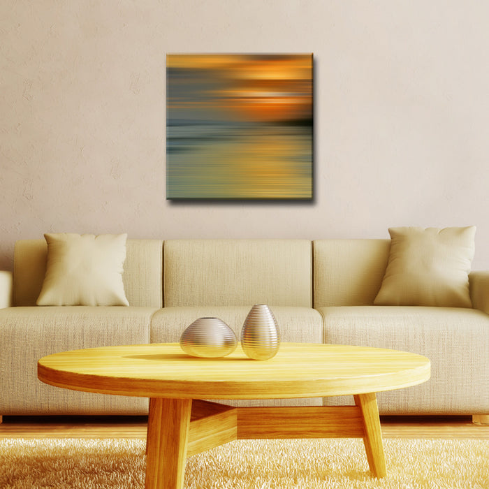 Blur Stripes No. 12' Wrapped Canvas Wall Art
