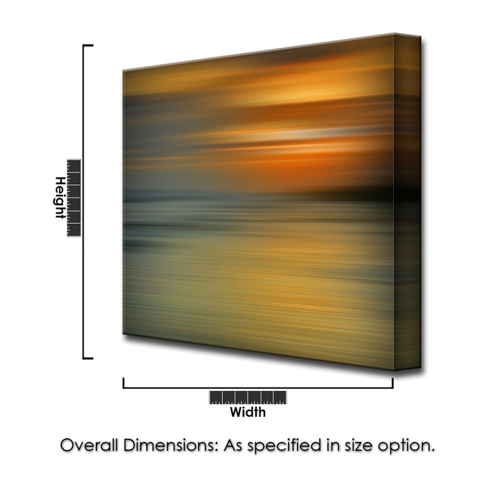 Blur Stripes No. 12' Wrapped Canvas Wall Art