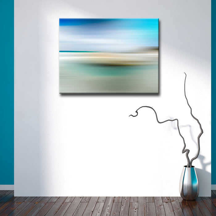 Blur Stripes No. 13' Wrapped Canvas Wall Art