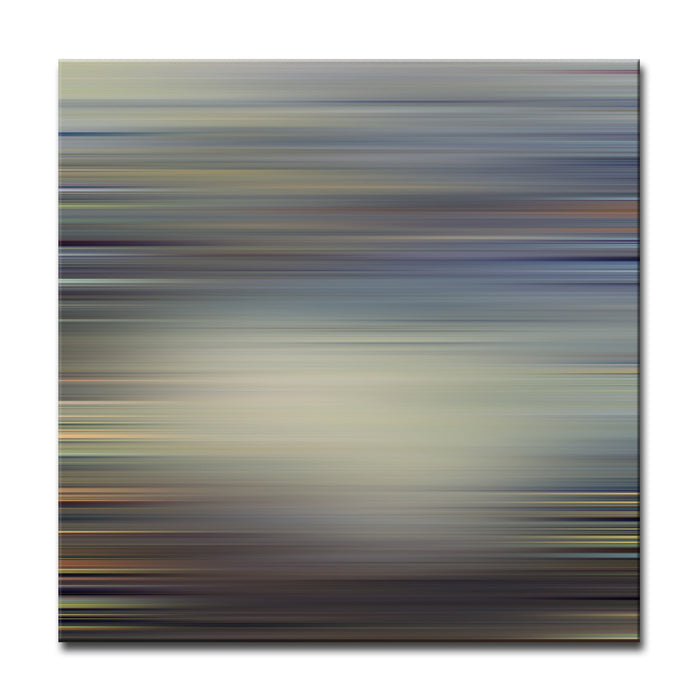 Blur Stripes No. 3' Wrapped Canvas Wall Art