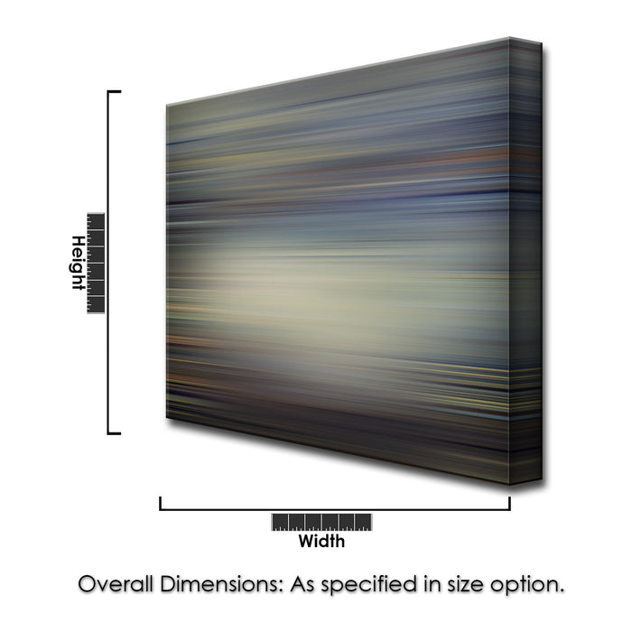 Blur Stripes No. 3' Wrapped Canvas Wall Art