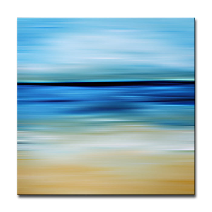 Blur Stripes No. 4' Wrapped Canvas Wall Art