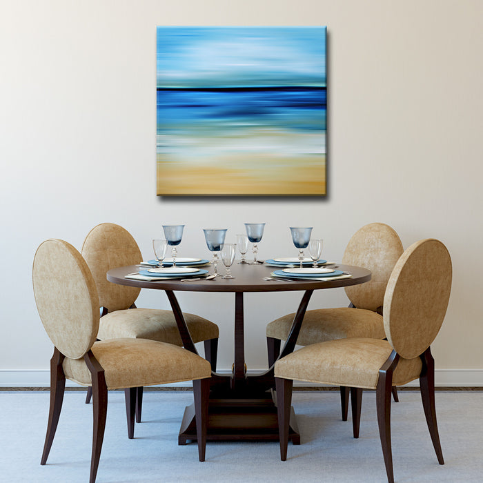 Blur Stripes No. 4' Wrapped Canvas Wall Art