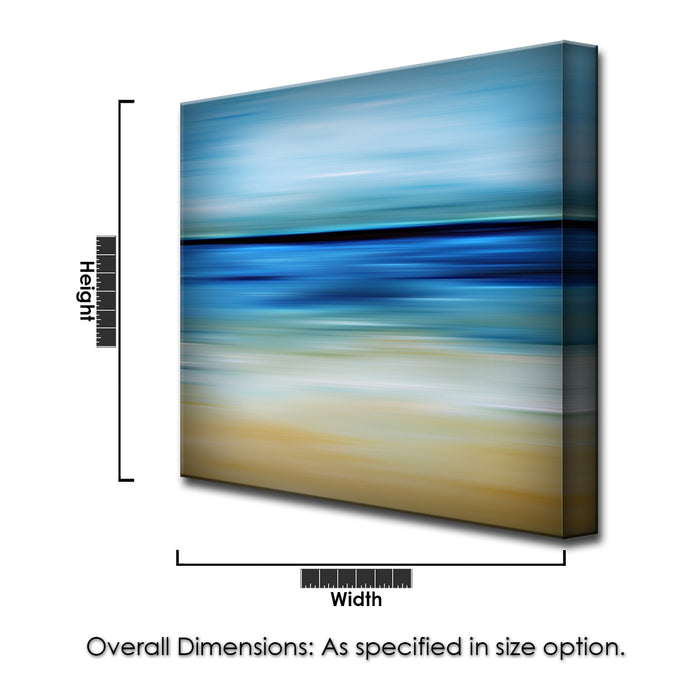 Blur Stripes No. 4' Wrapped Canvas Wall Art