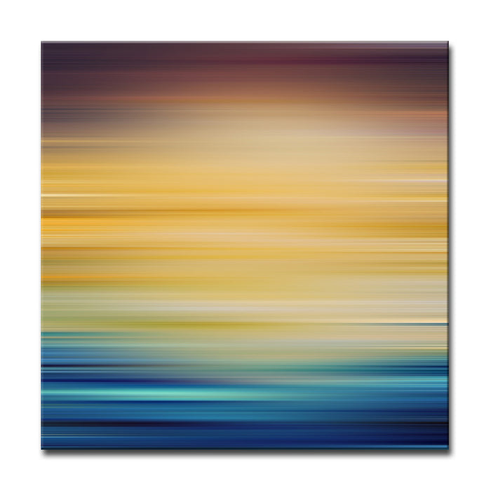 Blur Stripes No. 5' Wrapped Canvas Wall Art