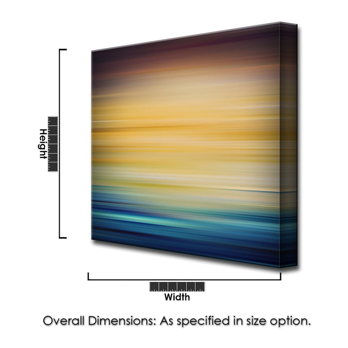 Blur Stripes No. 5' Wrapped Canvas Wall Art