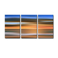 Blur Stripes No. 9' 3 Piece Wrapped Canvas Wall Art Set
