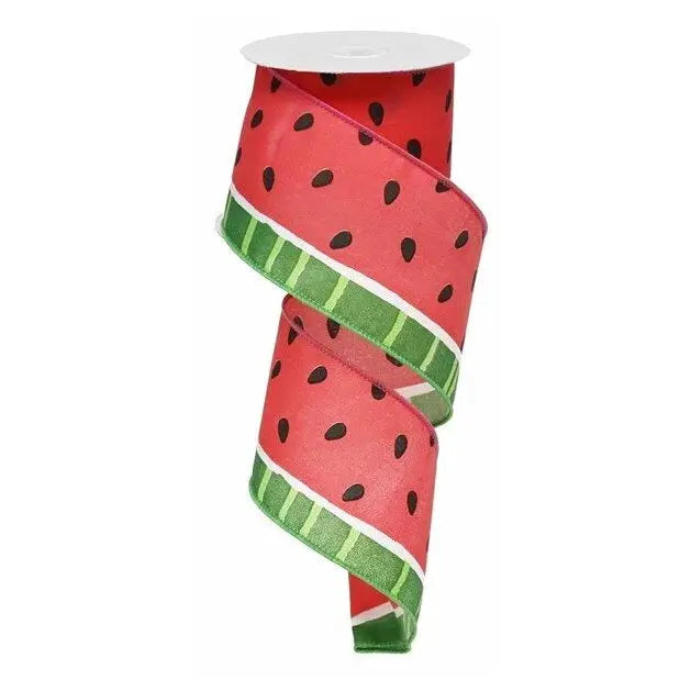 Bold Watermelon on Royal 2.5" x 100ft Ribbon