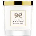 Boutique Oud & Bergamot Scented Candle with Gold Lid - 200ml - Modern Home Interiors