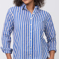 Boyfriend Shirt - Tuscan Stripe