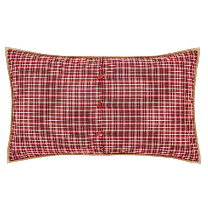 Braxton Quilted King Sham 21x37" - Primitive Star Quilt Shop