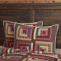Braxton Quilted Standard Sham 21x27" - Primitive Star Quilt Shop